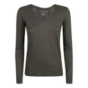 Militærstil Bomuld Cashmere T-shirts Polos