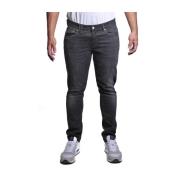 Sort Bomuld Elastan Jeans Model 441P512