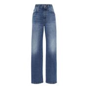 Afslappede Loose Denim Bukser