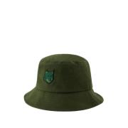 Grøn Fox Head Bucket Hat