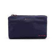 Nylon Beauty Case med Metal Logo