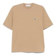 Beige T-shirts og Polos med Logo