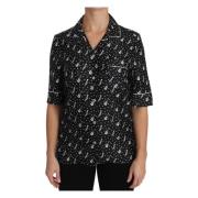 Silke Guitar Trompet Print Polo Top