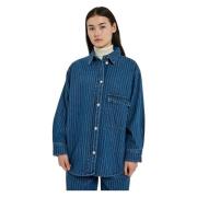 Oversized Denim Skjorte