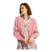 Jenny Strik Cardigan Blush Rose