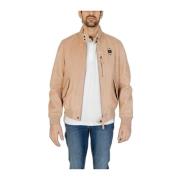 Beige Læderjakke Forår/Sommer Kollektion