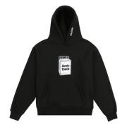 Sort Vaskemaskine Hoodie