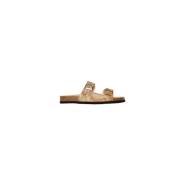 3cm Hæl Tekstil Sandal Herre Kollektion