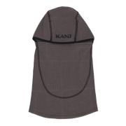 Retro Man Rib Balaclava Sort