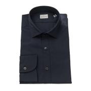 Elegant Slim Fit French Collar Skjorte