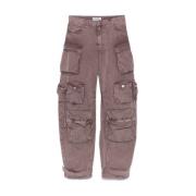 Cargo Lomme Tobak Brun Jeans