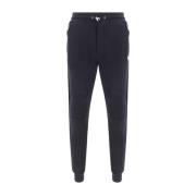 Tekstureret Panel Jogger Sweatpants med Logo