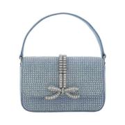 Rhinestone Embellished Baguette Håndtaske