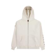 Broderet Zip Up Hoodie