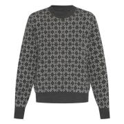 Grå Crew Neck Sweater