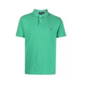 Grøn Polo Shirt med Slim Fit og Logo