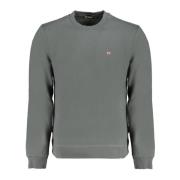 Grøn Langærmet Sweatshirt Broderet Logo