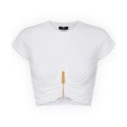 Stilfuld T-shirt med MAGLIA Detalje