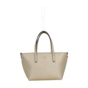 Champagne Metallic Tote Taske