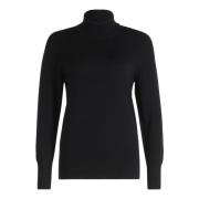 Langærmet turtleneck sweater