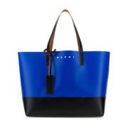 Elegant Two-tone PVC Shopping Bag