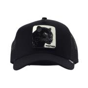 Sort Panther Cap Mesh Snapback