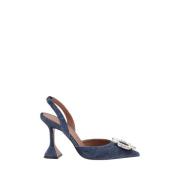 Velour Begum Pumps med Unikt Design