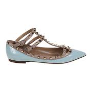 Rockstud Ballerina Sko i Aqua