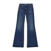 Blå Flare Denim Jeans