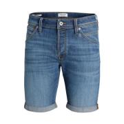 Herre Denim Shorts Klassisk Pasform