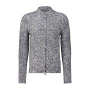 Uld Zip Cardigan Klassisk Stil