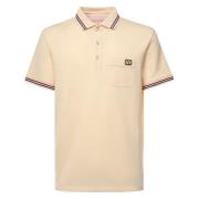 Hvide T-shirts og Polos Logo Patch