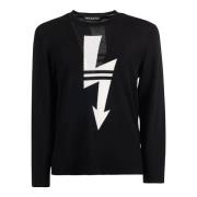 Sort Arrow Sport Jumper