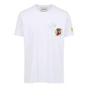 Klassisk regular fit hvid T-shirt i bomuld jersey