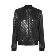 Rhinestone Bomber Jacket