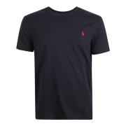 Broderet Logo Bomulds T-shirt