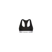 Sort Bomuld Racerback Bralette