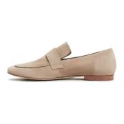 Blokhælede loafers Diana - Beige