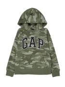 GAP Sweatshirt  khaki / mørkegrøn / sort / hvid