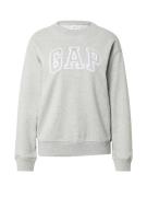 GAP Sweatshirt 'HERITAGE'  grå / hvid