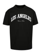 MT Upscale Bluser & t-shirts 'L.A. College'  sort / hvid
