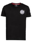 ALPHA INDUSTRIES Bluser & t-shirts 'Space Shuttle'  opal / grå / sort / hvid