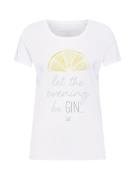 EINSTEIN & NEWTON Shirts 'Gin'  gul / hvid