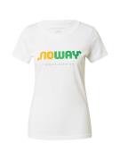 EINSTEIN & NEWTON Shirts 'No Way'  gul / grøn / hvid