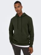 Only & Sons Sweatshirt 'Ceres'  mørkegrøn