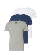 Abercrombie & Fitch Bluser & t-shirts 'FALL'  navy / grå / hvid
