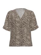 OBJECT Bluse 'Seline'  creme / umbra