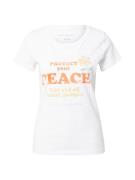 EINSTEIN & NEWTON Shirts 'Peace'  røgblå / gylden gul / orange / hvid