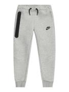 Nike Sportswear Bukser 'TECH FLC'  grå-meleret / sort