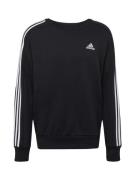 ADIDAS SPORTSWEAR Sportsweatshirt 'Essentials'  sort / hvid